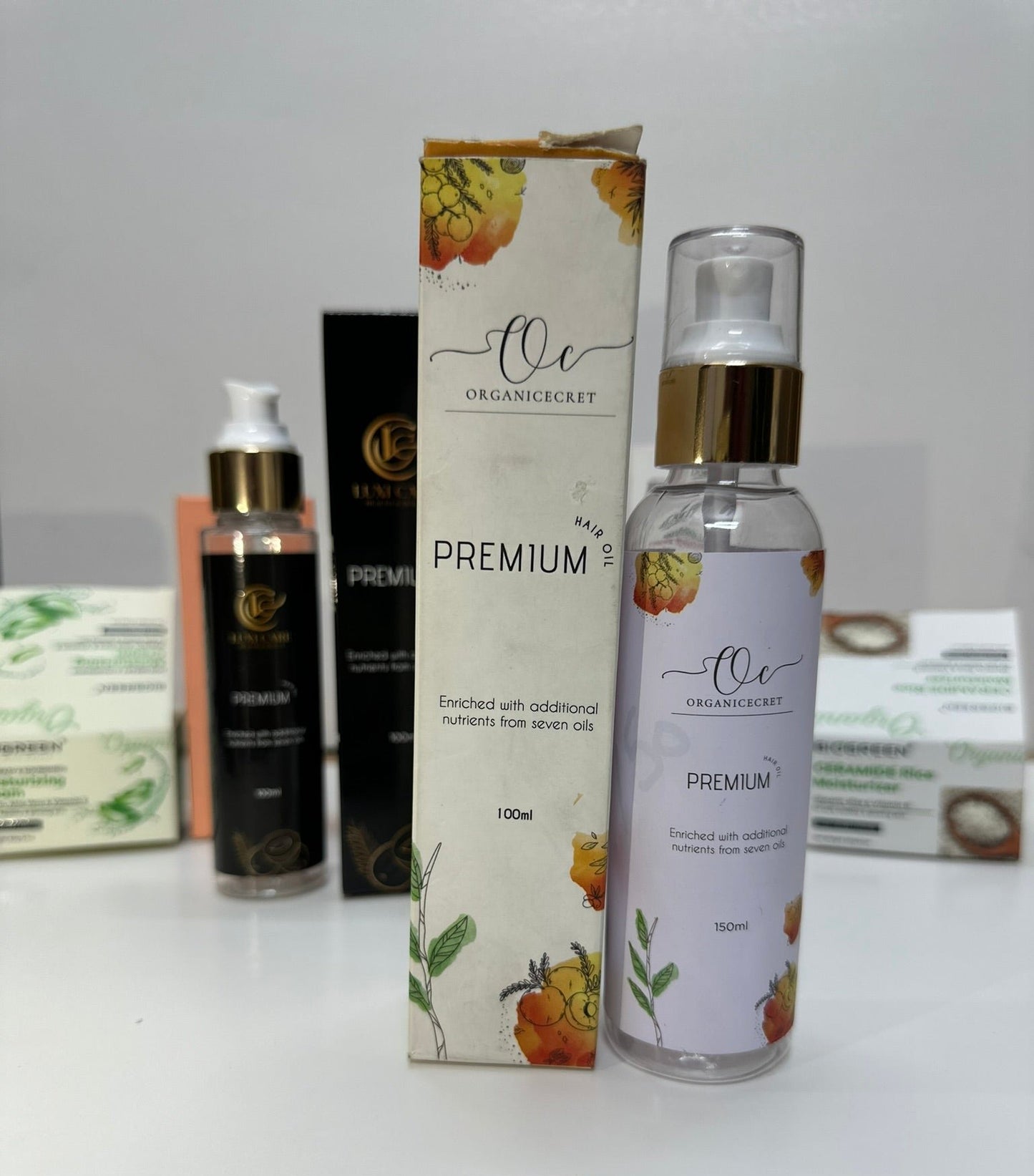 Hair Oil Boxes